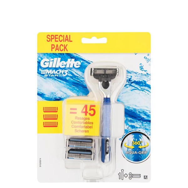 Бритва Gillette Mach3 Start Special Pack (3 змінні касети)