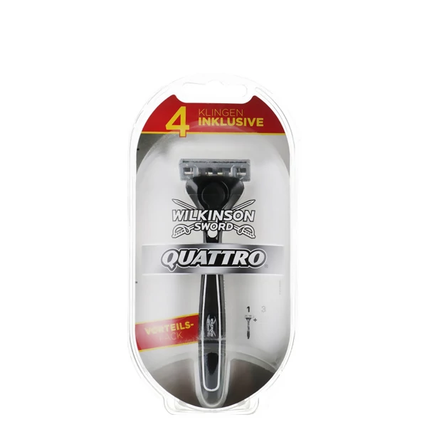 Бритва Wilkinson Sword Quattro For Men (4 змінні касети)