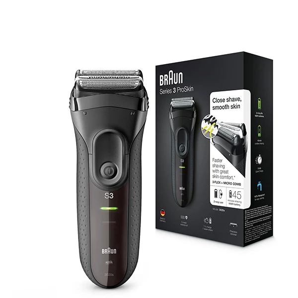 Електробритва Braun 3020s Series 3 Black ЄС