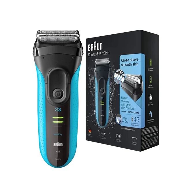 Електробритва Braun 3040s Series 3 WET &amp; DRY Blue