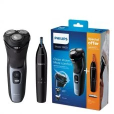 Електробритва Philips S3133/57 Series 3000 + Тример для носа