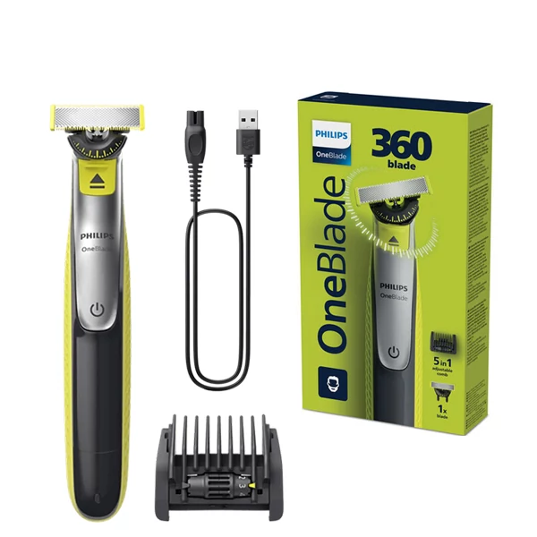 Тример Philips OneBlade 360 QP2734/20 для бороди та вусів