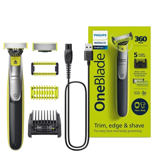 Тример Philips OneBlade 360 QP2834/20 для бороди та вусів 