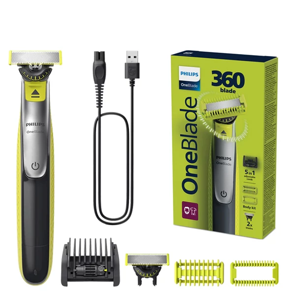 Тример Philips OneBlade 360 QP2834/23 для бороди, вусів та тіла