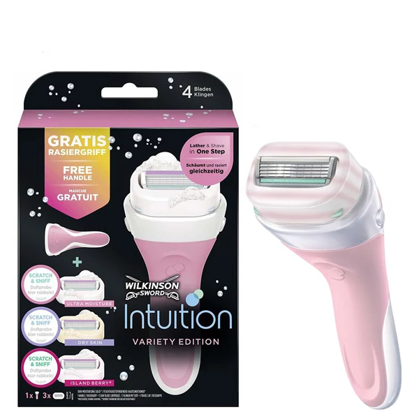 Бритва Wilkinson Intuition (+ 2 змінні касети)