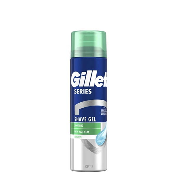 Гель для гоління Gillette Series Sensitive заспокійливий 200 мл ЄС