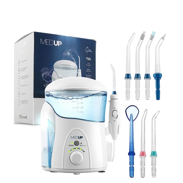 Іригатор MEDUP Water Flosser Countertop (600 мл.) з UV дезінфектором 