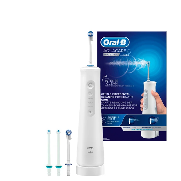 Іригатор Oral-B AquaCare 6 MDH20.026.3 Pro-Expert Mix (2+2) ЄС