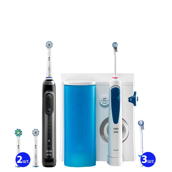 Зубний центр Oral-B OxyJet Genius 10000N Bluetooth Black ЄС