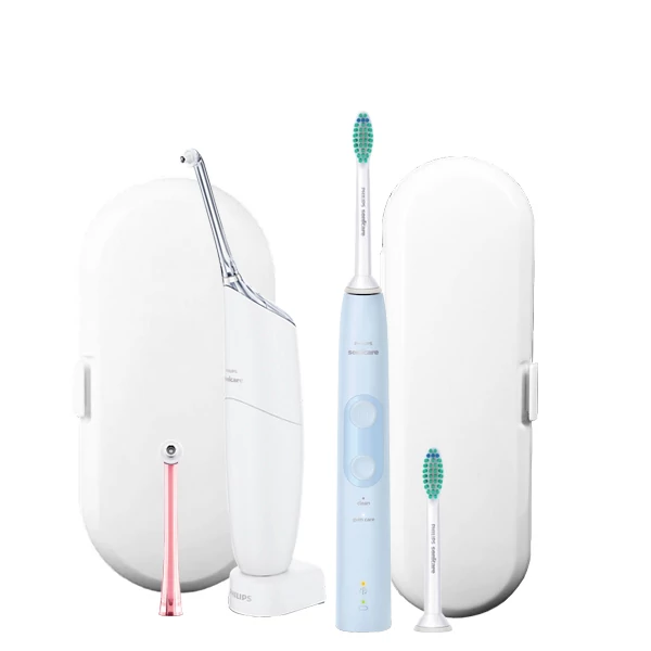 Зубний центр Philips Sonicare 4500 HX6829/89 ProtectiveClean + Airfloss Ultra White Pro Light ЄС
