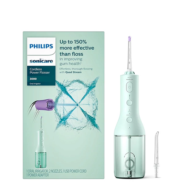 Іригатор Philips Sonicare Cordless Power Flosser 3000 HX3826/24 Green