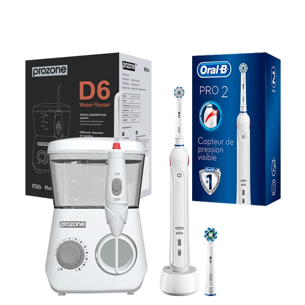 Зубний центр ProZone D6 White + Oral-B D501 Pro 2 2700 White ЄС