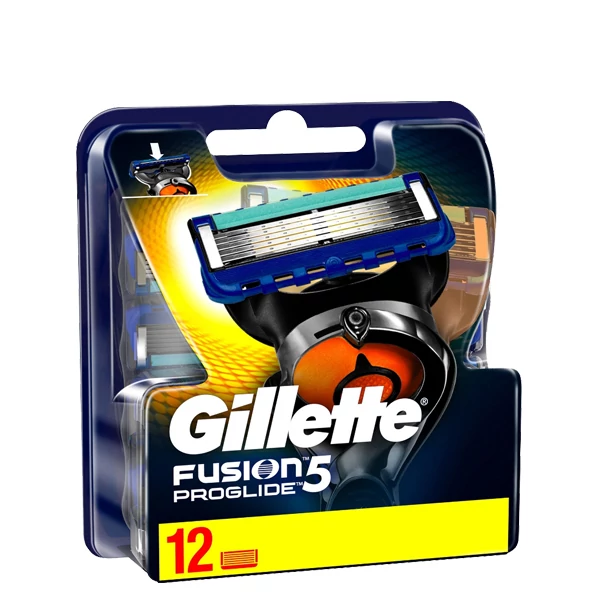 Змінні касети (леза) Gillette Fusion5 Proglide 12 шт. ЄС