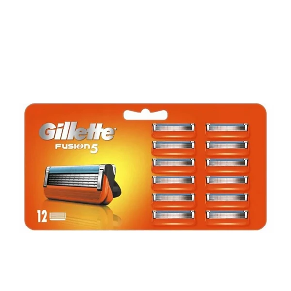 Змінні касети (леза) Gillette Fusion5 2021 (12 шт.) ЄС