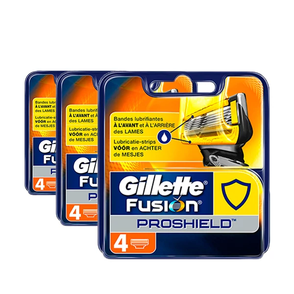 Змінні касети (леза) Gillette Fusion Proshield 12 шт. ЄС