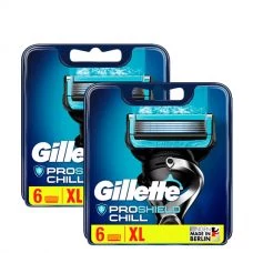 Змінні касети (леза) Gillette Fusion Proshield Chill (12 шт.)
