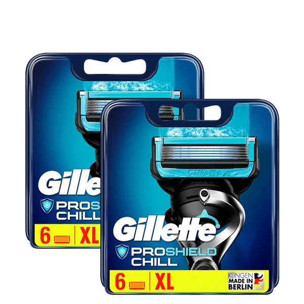 Змінні касети (леза) Gillette Fusion Proshield Chill (12 шт.)