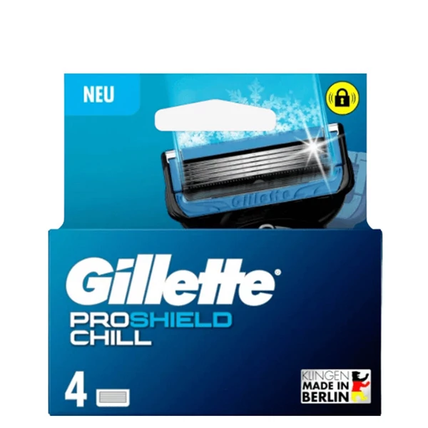 Змінні касети (леза) Gillette Fusion Proshield Chill 4 шт.