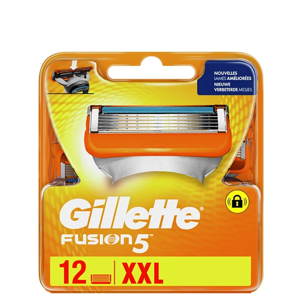 Змінні касети (леза) Gillette Fusion5 12 шт. ЄС