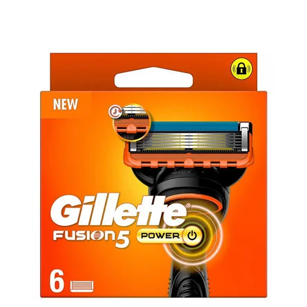 Змінні касети (леза) Gillette Fusion5 Power 6 шт. ЄС