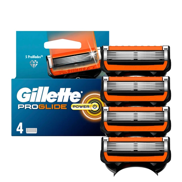 Змінні касети (леза) Gillette Fusion5 Proglide Power 2021 (4 шт.)