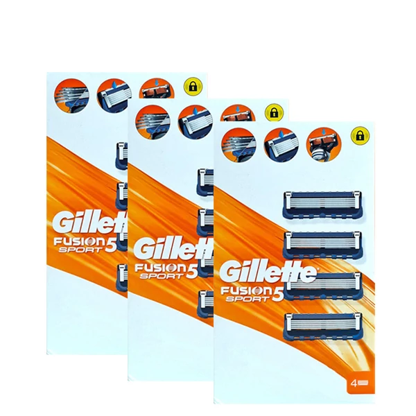 Змінні касети (леза) Gillette Fusion5 Sport NEW (12 шт.)