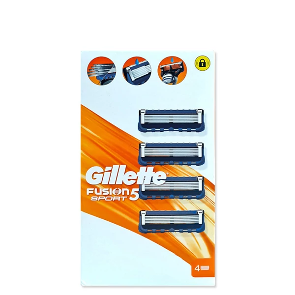 Змінні касети (леза) Gillette Fusion5 Sport NEW (4 шт.)