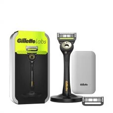 Бритва Gillette Labs with Exfoliating Bar Black з дорожнім футляром