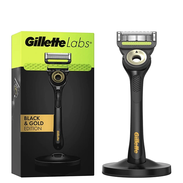 Бритва Gillette Labs with Exfoliating Bar Black з технологією відлущування ЄС