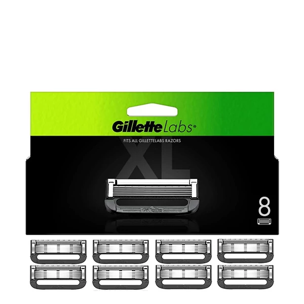 Змінні касети (леза) Gillette Labs with Exfoliating Bar New (8 шт.) ЄС