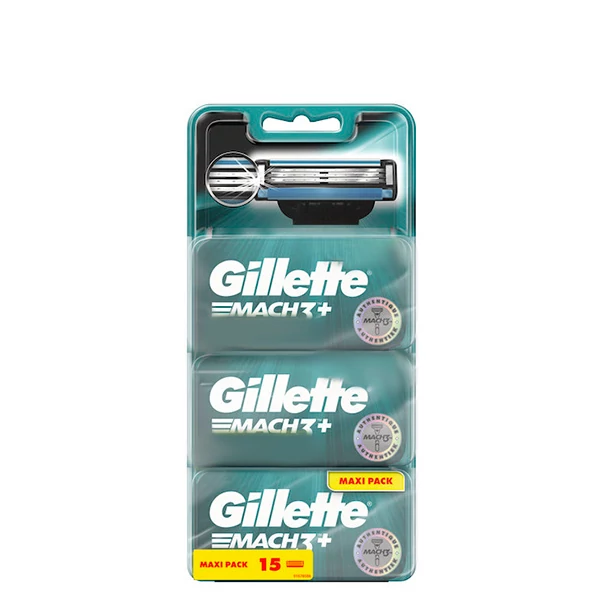 Змінні касети (леза) Gillette Mach3 New (15 шт.) ЄС
