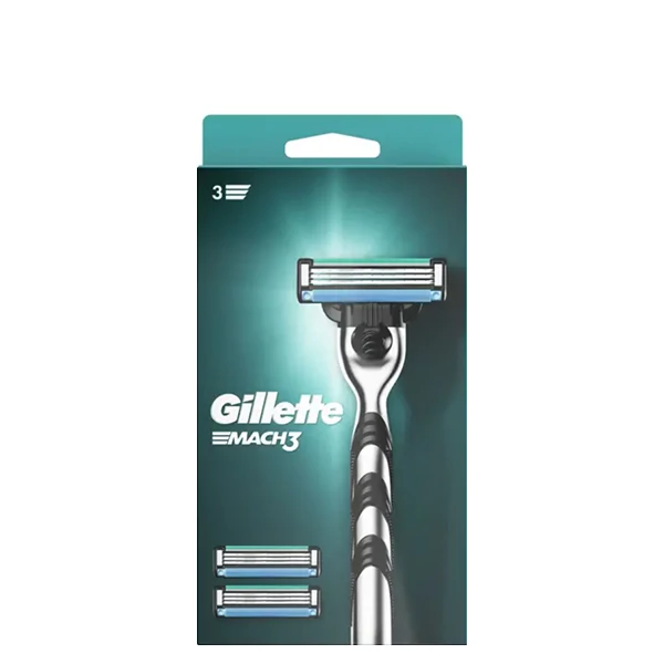 Бритва Gillette Mach3 для чоловіків (3 змінні касети)