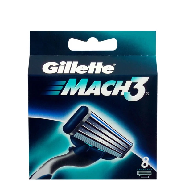 Змінні касети (леза) Gillette Mach3 8 шт.