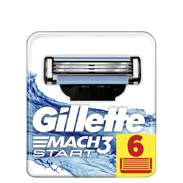 Змінні касети (леза) Gillette Mach3 Start (6 шт.) ЄС