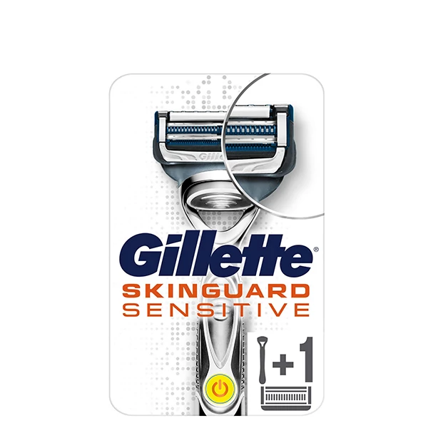 Бритва Gillette SkinGuard Power Sensitive для чоловіків (1 змінна касета) ЄС