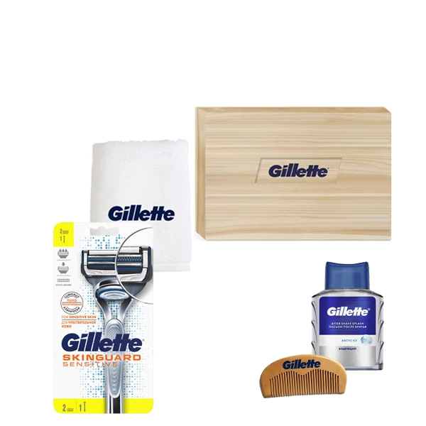 Набір Gillette Бритва Gillette SkinGuard Sensitive (2 змінні касети) Limited Edition