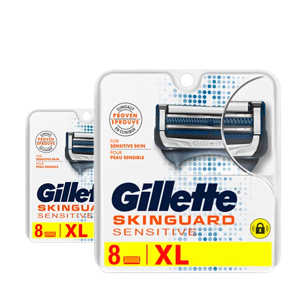 Змінні касети (леза) Gillette Skinguard Sensitive (16 шт.) ЄС