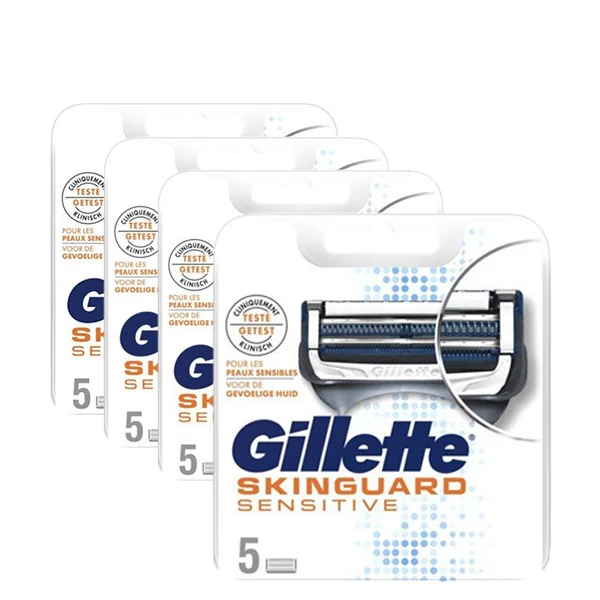 Змінні касети (леза) Gillette Skinguard Sensitive (20 шт.)