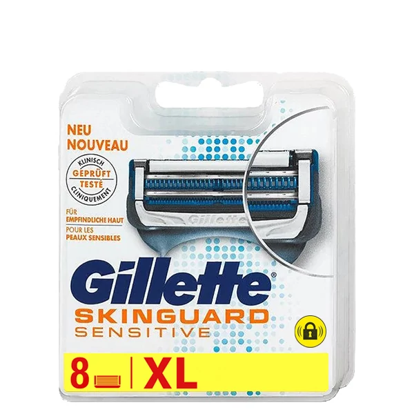 Змінні касети (леза) Gillette Skinguard Sensitive (8 шт.) ЄС