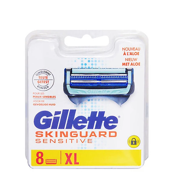 Змінні касети (леза) Gillette Skinguard Sensitive ALOE VERA (8 шт.)