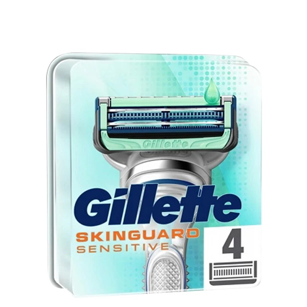 Змінні касети (леза) Gillette Skinguard Sensitive ALOE VERA (4 шт.) ЄС
