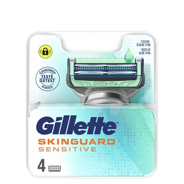 Змінні касети (леза) Gillette Skinguard Sensitive ALOE VERA (4 шт.)