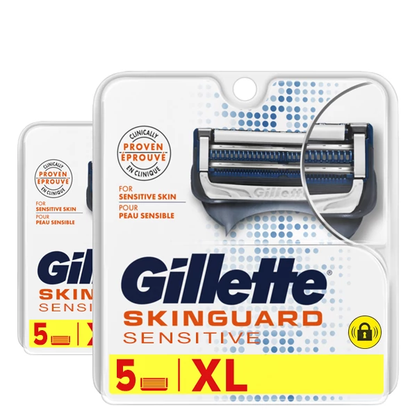 Змінні касети (леза) Gillette Skinguard Sensitive (10 шт.) ЄС