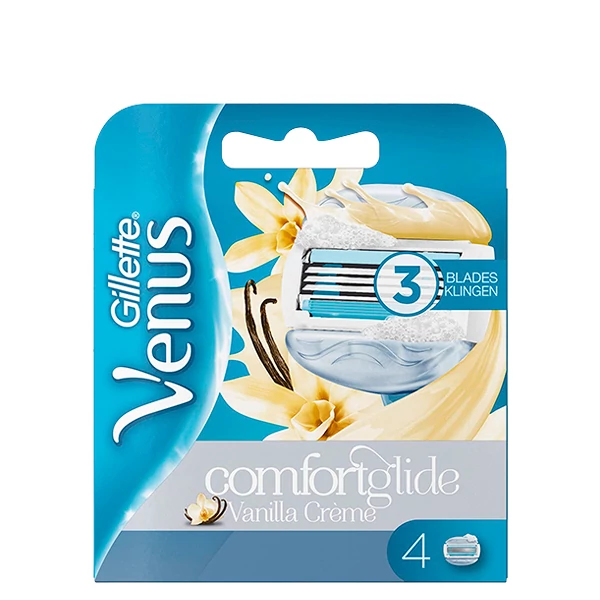 Змінні касети (леза) Gillette Venus Comfortglide Vanilla Crema 4 шт.