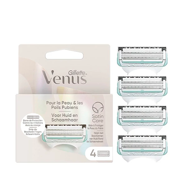 Змінні касети (леза) Gillette Venus Satin Care (4 шт.)