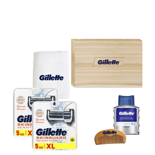 Набір Gillette Змінні касети (леза) Skinguard Sensitive (10 шт.) Limited Edition ЄС