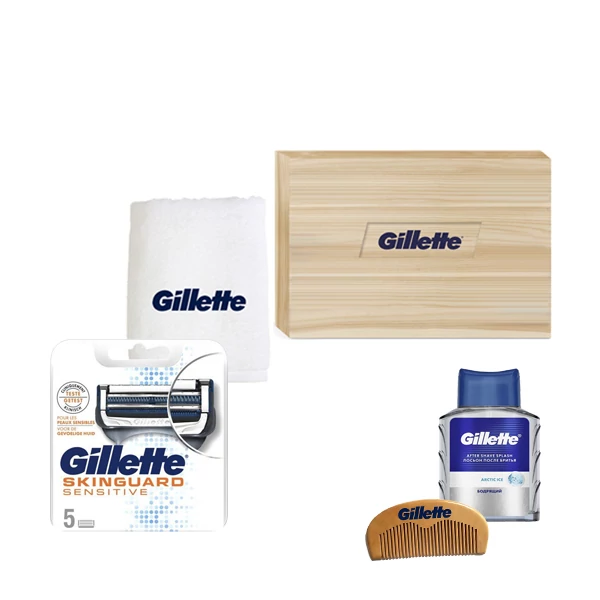Набір Gillette Змінні касети (леза) Skinguard Sensitive (5 шт.) Limited Edition ЄС