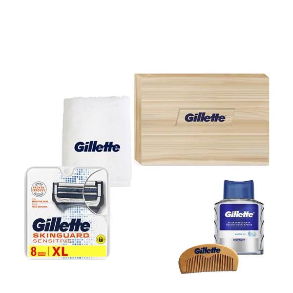 Набір Gillette Змінні касети (леза) Skinguard Sensitive (8 шт.) Limited Edition ЄС