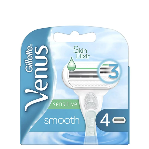 Змінні касети (леза) Venus Skin Elixir Smooth Sensitive (4 шт.)