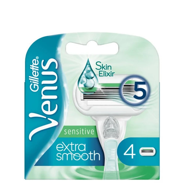 Змінні касети (леза) Venus Extra Smooth Sensitive 4 шт.